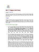 Triggers And Views 