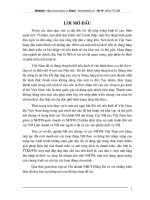 Một số giải pháp về mở rộng và phát triển thanh toán không dùng tiền mặt tại Chi nhánh NHCT Đống Đa.DOC