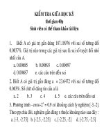 Trắc nghiệm môn toán cao cấp