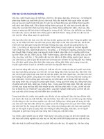 Văn học và văn hoá truyền thống