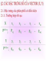 Giáo án-  Các đặc trưng số của véc tơ