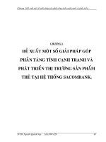 ĐỀ XUẤT MỘT SỐ GIẢI PHÁP GÓP PHẦN TĂNG TÍNH CẠNH TRANH VÀ PHÁT TRIỂN THỊ TRƯỜNG SẢN PHẨM THẺ TẠI HỆ THỐNG SACOMBANK.doc