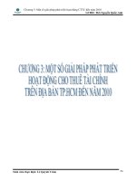 Một số biện pháp phát triển hoạt độn cho thuê tài chính của địa bàn tp Hcm.doc