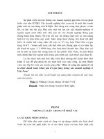 Bàn về công tác quản lý và tổ chức hạnh toán Thuế giá tri gia tăng trong các doanh nghiệp ở Việt Nam.DOC