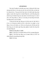 Tình hình hoạt động của chi nhánh NHNo & PTNT chi nhánh Đống Đa trong những năm gần đây.DOC