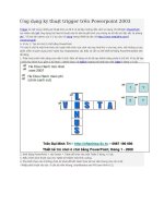 Ứng dụng kỹ thuật trigger trên Powerpoint 2003