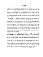 Những mâu thuẫn biện chứng trong quá trình xây dựng nền kinh tế hàng hoá nhiều thành phần ở Việt Nam .DOC