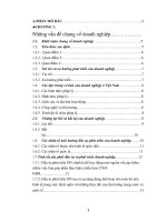 Đề tài Phát triển Doanh nghiệp ở Việt Nam - thực trạng và giải pháp.pdf