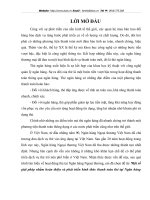 Một số giải pháp nhằm hoàn thiện và phát triển hình thức thanh toán thẻ tại Ngân hàng TMCP Ngoại Thương Việt Nam – Chi nhánh Thăng Long .DOC