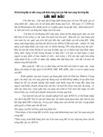 Về thị trường Mỹ và triển vọng xuất khẩu hàng hoá của Việt nam sang thị trường Mỹ.DOC