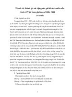 Đánh giá tác động của gói kích cầu đến nền kinh tế Việt Nam giai đoạn 2008- 2009.doc
