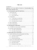 Tăng cường quản lý thanh khoản tại Ngân hàng Công thương Việt Nam.DOC