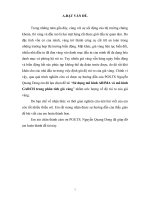 Sử dụng mô hình ARIMA và mô hình GARCH trong phân tích giá vàng.DOC