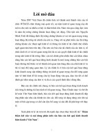 Hoàn thiện kết cấu và nội dung phản ánh của báo cáo kết quả kinh doanh hiện hành ở Việt Nam.DOC