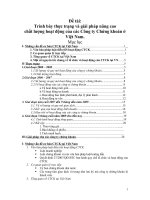 Trình bày thực trạng và giải pháp nâng cao chất lượng hoạt động của các Công ty Chứng khoán ở Việt Nam.doc