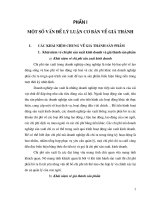 Hạch toán chi phí SX và tính giá thành SP