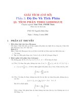 Giáo trình giải tích cơ sở