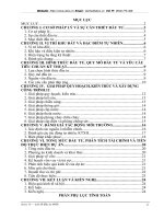 HÌNH THỨC ĐẦU TƯ, QUY MÔ ĐẦU TƯ VÀ YÊU CẦU.DOC