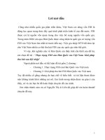 Thực trạng FDI của Hàn Quốc vào Việt Nam. Giải pháp thu hút sau hội nhập.docx