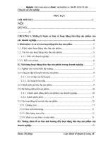 Một số giải pháp nhằm đẩy mạnh hoạt dộng tiêu thụ sản phẩm của công ty cổ phần thương mại dịch vụ tổng hợp Sức Sống Mới.DOC