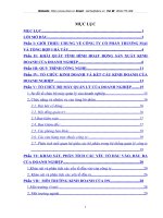 TỔ CHỨC KINH DOANH VÀ KẾT CẤU KINH DOANH CỦA DOANH NGHIỆP.DOC