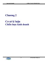 Cơ sở lý luận Chiến lược kinh doanh.doc
