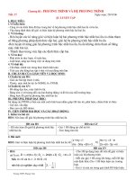 : PHƯƠNG TRÌNH VÀ HỆ PHƯƠNG TRÌNH