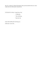 VAI TRÒ CỦA SINH VIÊN TRONG VIỆC QUẢNG BÁ HÌNH ẢNH CÁC LÀNG NGHỀ TRUYỀN THỐNG ĐẾN VỚI GIỚI TRẺ.DOC