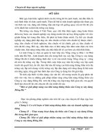 Nâng cao khả năng thắng thầu của cty XD Hồng Hà