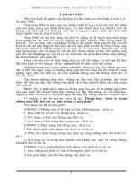 Thương mại - dịch vụ trong những năm đổi mớỉ nước ta, thức trạng và giải pháp.DOC