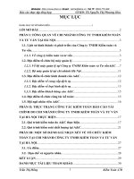 THỰC TRẠNG CÔNG TÁC KIỂM TOÁN BÁO CÁO TÀI CHÍNH DO CHI NHÁNH CÔNG TY TNHH KIỂM TOÁN VÀ TƯ VẤN TẠI HÀ NỘI THỰC HIỆN.DOC