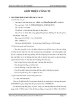 KẾ TOÁN QUÁ TRÌNH LƯU CHUYỂN HÀNG HÓA TẠI CÔNG TY CỔ PHẦN HÓA DẦU VẠN AN.doc