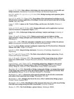 Danh mục tài liệu tham khảo thiết kế xây dựng cầu