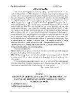 Một số ý kiến về kế toán tập hợp chi phí sản xuất và tính giá thành sản phẩm trong các doanh nghiệp sản xuất công nghiệp .DOC