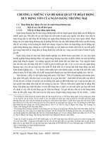 Hoàn thiện pháp luật về huy động vốn của các ngân hàng thương mai.doc