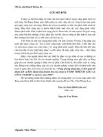 PP dãy số thời gian và việc phân tích biến động tổng doanh thu