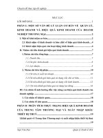 Một số giải pháp về quản lý nhằm góp phần nâng cao hiệu quả hoạt động kinh doanh tại Trung tâm thương mại và xuất nhập khẩu thiết bị thuỷ.DOC