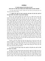 Lý luận chung về kế toán chi phí sản xuất và tính giá thành sản phẩm trong doanh nghiệp.DOC