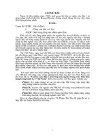 Vai trò của đầu tư trực tiếp nước ngoài trong việc thúc đẩy tăng trưởng kinh tế ở Việt Nam.DOC