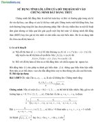 Sử dụng tính lồi lõm của đồ thị hàm số để chứng mình một bất đẳng thức