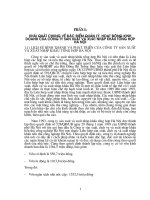 KHÁI QUÁT CHUNG VỀ ĐẶC ĐIỂM QUẢN LÝ, HOẠT ĐỘNG KINH DOANH CỦA CÔNG TY SẢN XUẤT VÀ XUẤT NHẬP KHẨU TỔNG HỢP HÀ NỘI.DOC