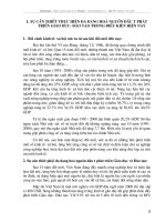 SỰ CẦN THIẾT THỰC HIỆN ĐA DẠNG HOÁ NGUỒN ĐẦU TƯ PHÁT TRIỂN GIÁO DỤC- ĐÀO TẠO TRONG ĐIỀU KIỆN HIỆN NAY.DOC