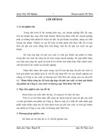 Hoàn thiện công tác kế toán tập hợp chi phí sản xuất và tính giá thành sản phẩm tại Công ty sản xuất và thương mại Thái Hoà- Hà Nội.DOC