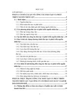 Hoàn thiện công tác đào tạo và phát triển nguồn nhân lực tại công ty cổ phần sản xuất và kinh doanh kim khí..DOC