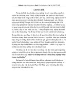 Đầu tư và sử dụng vốn đầu tư trong nông  nghiệp - thực trạng và giải pháp.DOC