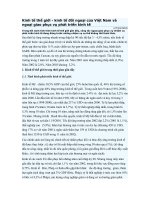 Kinh tế đối ngoại của Việt Nam và ngoại giao phục vụ phát triển kinh tế.doc