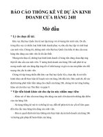 BÁO CÁO THỐNG KÊ VỀ DỰ ÁN KINH DOANH CỬA HÀNG 24H.doc