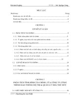 PHÂN TÍCH TÌNH HÌNH TÀI CHÍNH  CỦA CÔNG TY CÔNG TRÌNH GIAO THÔNG ĐỘ THỊ & QUẢN LÝ NHÀ THỦ ĐỨC.doc