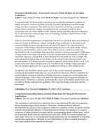 Đề tài tiến sĩ Structural Identification