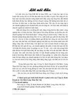 Khái quát quá trình hình thành và phát triển của Công ty Kinh Doanh & Chế Biến Lương Thực Hà Việt.DOC